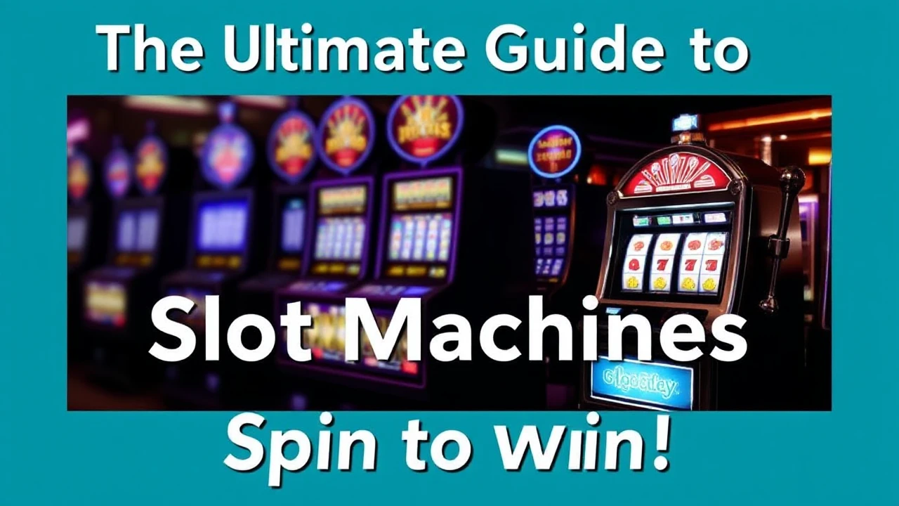 The Ultimate Guide to Slot Machines: Spin to Win!"